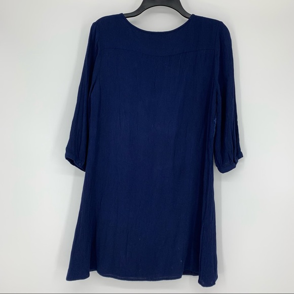 Skies Are Blue Long Sleeve Dress Blue Size M - Picture 11 of 15